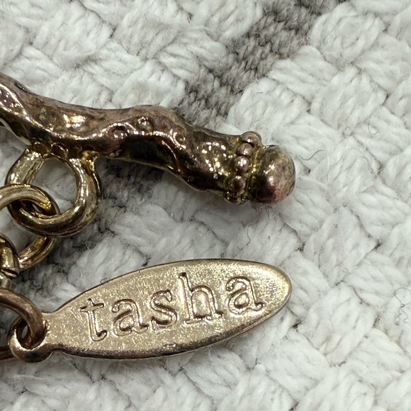 Tasha Gold Tone Link Bracelet - Picture 5 of 7